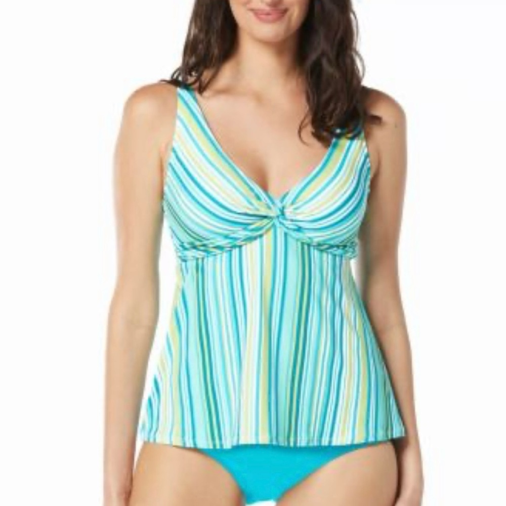NWTs Beach House Pull On Skort Swim Bottom (4) Twist Underwire Tankini Top (6)